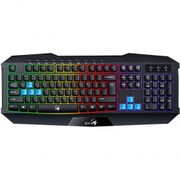 Tastatura Genius Scorpion K215 , Gaming , Iluminare LED , Negru